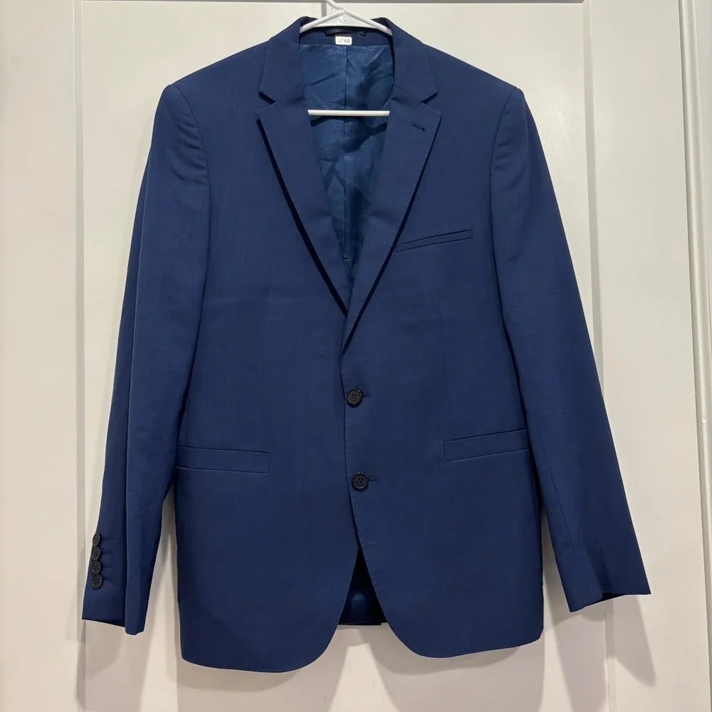 Altinyildiz Classics Limited Edition Blue Wool Blazer Marlane Endurance Size 50